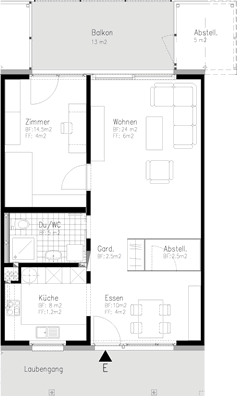 Senioren-Residenz - Das Tor zum Suhrental, 2½ - Zi - Wohnungen